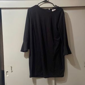 Black dress fun sleeves